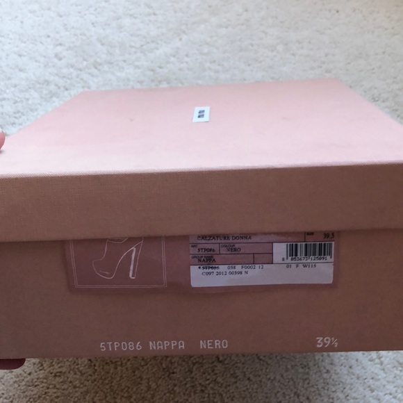 Miu miu calzature Donna Nappa black booties - Picture 5 of 6